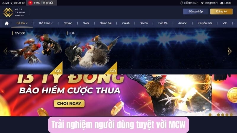 Trải nghiệm người dùng tuyệt vời MCW